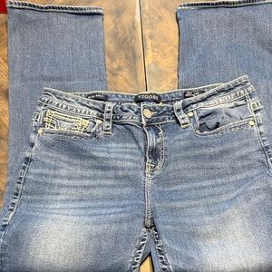 Vigoss Women's Classic Blue Boot Cut Jeans
